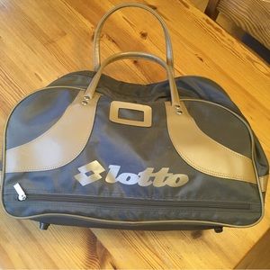 Vintage lotto sports travel duffel bag